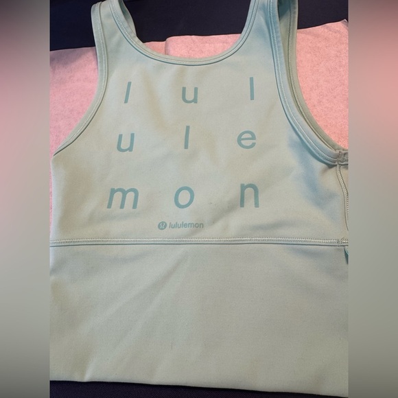 Lululemon Power Pivot Everlux Tank Wild Mint Size 0 Fast shipping!  EUC - Picture 1 of 6